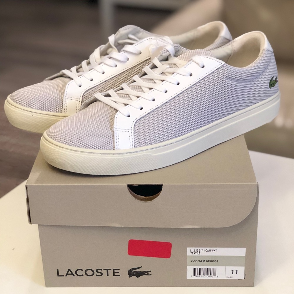 LACOSTE L.12.12 CAM WHT TEXTILE 🛑Sold🛑 - Picture 4 of 8